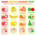 thumbnail image 2 of Juego de comida de madera ATOYUS para niños pequeños de 1 a 3 años con almacenamiento, 2 of 7