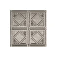 thumbnail image 2 of Fasade Easy Installation Traditional 4 Galvanized Steel Glue Up Ceiling Tile/ Ceiling Panel (12" X 12" Sample), 2 of 3