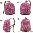 thumbnail image 5 of Bravo Floral (14 Inch) School Backpack, Beautiful All-Purpose Casual Daypack, Floral Blue, 5 of 7