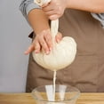 thumbnail image 2 of Cotton Cheesecloth Nut Milk Bags Cheese Cloth Strainer Bags Compatible With Straining Reusable Kitchen Filter Bags Compatible With Tea Yogurt Strainer, 2 of 5