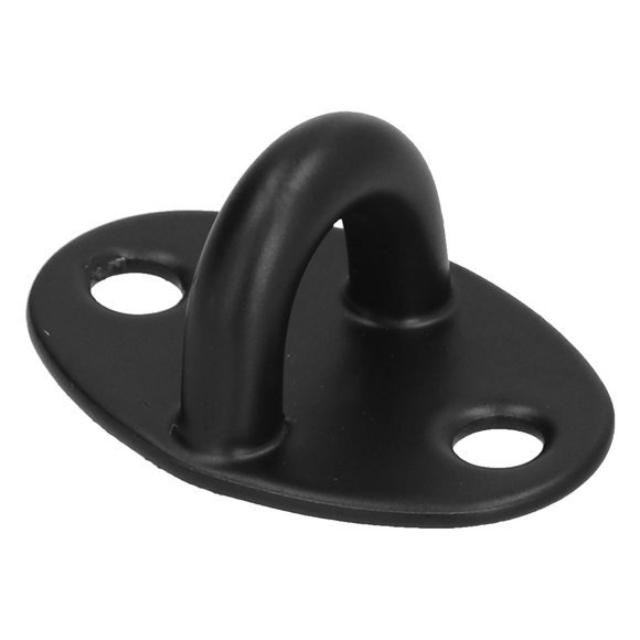 Eye Plate U Hook Suspension Ceiling U Hook Marine Hanging Supplies 10 Pcs Eye Plate U Hook Stainless Steel Heavy Duty Ceiling Hooks For Hanging Swings Chairs Hammocks Black