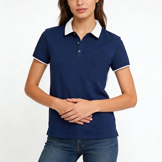 Hauts Décontractés pour Femmes Chemise à Manches Courtes avec Col