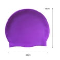thumbnail image 3 of Happy Date Silicone Swim Cap,Comfortable Bathing Cap Ideal for Curly Short Medium Long Hair, Swimming Cap for Women and Men, Shower Caps Keep Hairstyle Unchanged, 3 of 5