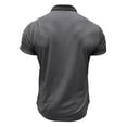 thumbnail image 4 of Miqool Men's Waffle Knit Golf Shirts Short Sleeve Quick Dry Moisture Wicking Performance Athletic T-Shirt Casual Textured Stretch Golf Shirts, 4 of 6