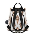 thumbnail image 2 of FORMRS Women's Travel Backpack Purse Anti-Theft Hidden Pockets Casual Shoulder Bag, Brown Ice Cream Pattern, 2 of 7