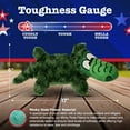 thumbnail image 5 of American Dog Allie Gator – Durable Plush Dog Toy that Crinkles and is Made in USA from Pet-Safe, Machine-Washable Soft Minky Fleece Material with High Resistance to Wear, Tear, and Shrinkage, 5 of 6