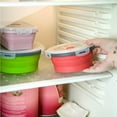 thumbnail image 2 of Food Storage Container with Airtight Lid Portable Fruit Salad Bowls Meal Prep Round Lunch Box Set Microwave Travel, 2 of 8