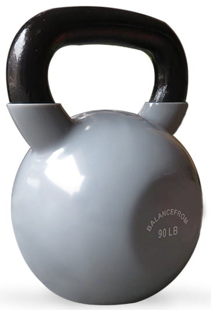 BalanceFrom All-Purpose Color Vinyl Coated Kettlebells, 30 lbs 