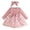 Pink-MzR, variant on Mnyotv Toddler Girls Dress Baby Girl Outfits Fall Clothes Mesh Floral Bow Long Sleeve Dress with Headbands Size 0-3Months