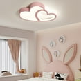 thumbnail image 6 of TFCFL Modern Heart Shape Ceiling Light LED Flush Mount Pendant Lamp Kids Room Lighting Fixture, 6 of 9