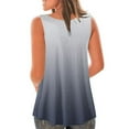 thumbnail image 6 of Women Gradient Tank Tops Sleeveless Pullover Top Loose Flowy Blouses Summer Streewear Top Camisole, 6 of 6