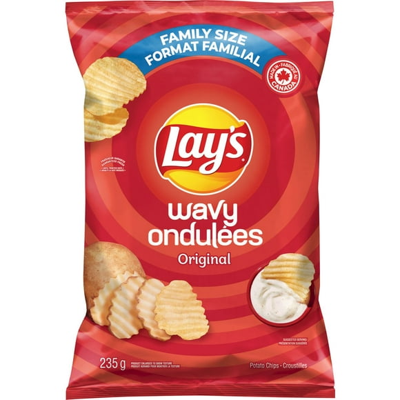 Wavy Lay's Original potato chips, 235g