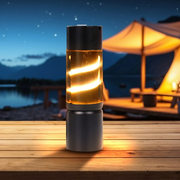 Clearance! 3 in 1 Portable Camping Light, Flashlight for Outdoor Camping/Mountaineering/Cycling, 400 mAh USB Recharged Outdoor Atmosphere Lamp LED Light for Hiking, Emergency, Adventure