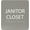 Clean Grey, variant on ADA CENTRAL SIGNS - 6" X6" Janitor Closet Sign - ADA Compliant Tactile Graphics Grade 2 Braille Text Acrylic Wall Signs - Janitorial, Custodian, Sanitation, Maintenance, Cleaning Supplies Door Sign