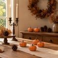 thumbnail image 5 of BUTASY Fall Pumpkin Decorations for Home-5Pcs Realistic Plastic Pumpkins for Indoor Outdoor Thanksgiving Centerpieces Party Decor, 5 of 7
