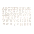 thumbnail image 1 of 1 Set of Creative English Letters Number Designed Wood Chips DIY Crafts Wood Slices, 1 of 8