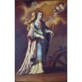 thumbnail image 3 of Juan Correa 11x14 Black Modern Framed Museum Art Print Titled - Saint Catherine of Alexandria, 3 of 5