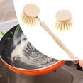 thumbnail image 3 of SPRING PARK Wooden Dish Brushes Wood Long Handle Cleaning Brushes Kitchen Scrubbers Replacement Brush Heads for Kitchen Room Cleaning Supplies, 3 of 7