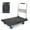 Black, variant on Wedyvko Platform Cart Moving Dolly Push Hand Folding Truck 660lbs Foldable, Blue