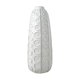 thumbnail image 1 of Jarrón de cerámica texturizado con puntos en relieve blanco Mikasa 6,1x6,1x15,35 pulgadas, 1 of 1