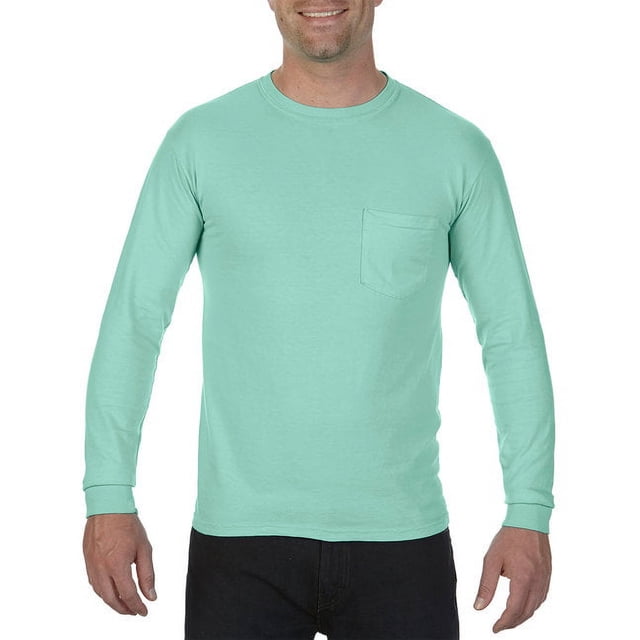 Comfort Colors T-Shirt à Manches Longues pour Adulte avec Poche