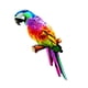 thumbnail image 5 of Escultura colgante de loros artificiales Colco Estatua de loro estilo A, 5 of 7
