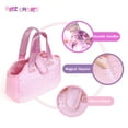 thumbnail image 7 of Nice Choice Unicorn Plush Reversible Sequin Pet Carrier Handbag,Sparkle Soft Stuffed Animal Carrier Toy Purse for Little Girls(Pink Unicorn), 7 of 7
