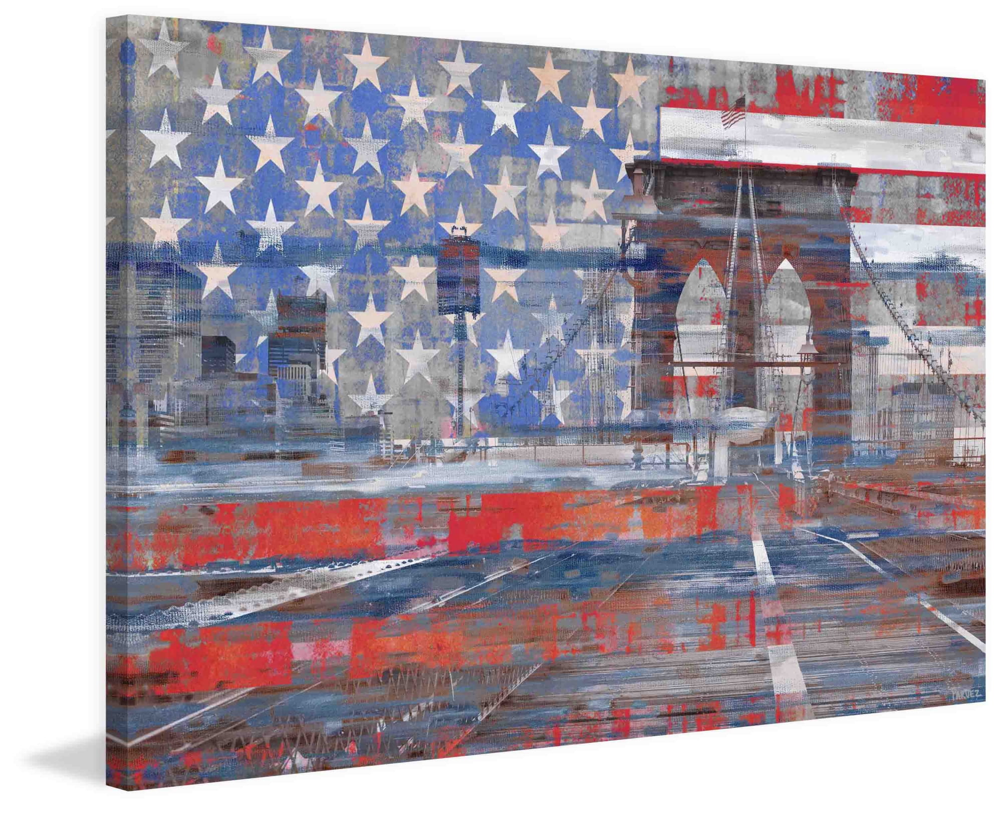 "Patriotism" Print on Canvas