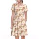 thumbnail image 1 of Easygdp Howdy Cowgirl para Vestido Transpirable de Mujer, Vestido Suelto de Manga Corta con Pliegues y Bolsillos para el Verano, 1 of 6