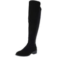 thumbnail image 1 of Material Girl Womens Darcell Fabric Almond Toe Knee High Fashion Boots, 1 of 2