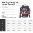 thumbnail image 5 of Kdxio Three Cute Christmas Gnomes Print Women Men Sun Protection UPF 50+ Jackets Zip Up Long Sleeve Hoodie Hiking Lightweight with Pockets, 5 of 7