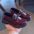 thumbnail image 4 of hengsof Girls Formal Shoes Princess Flats Bow Low Heels Princess Shoes Spring And Summer Leather Shoes School Uniform Shoes Princess Performance Shoes, 4 of 8