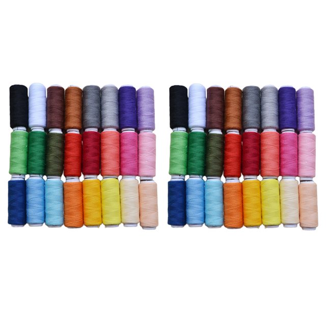 48 carretes carrete de hilo de coser de poliéster puro de la mejor calidad para Sunnimix Hilo de coser de poliéster