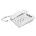 thumbnail image 4 of Teléfono fijo Bling Bling KXT6001CID Para el hogar hotel oficina casa negocio equipo blanco, 4 of 12