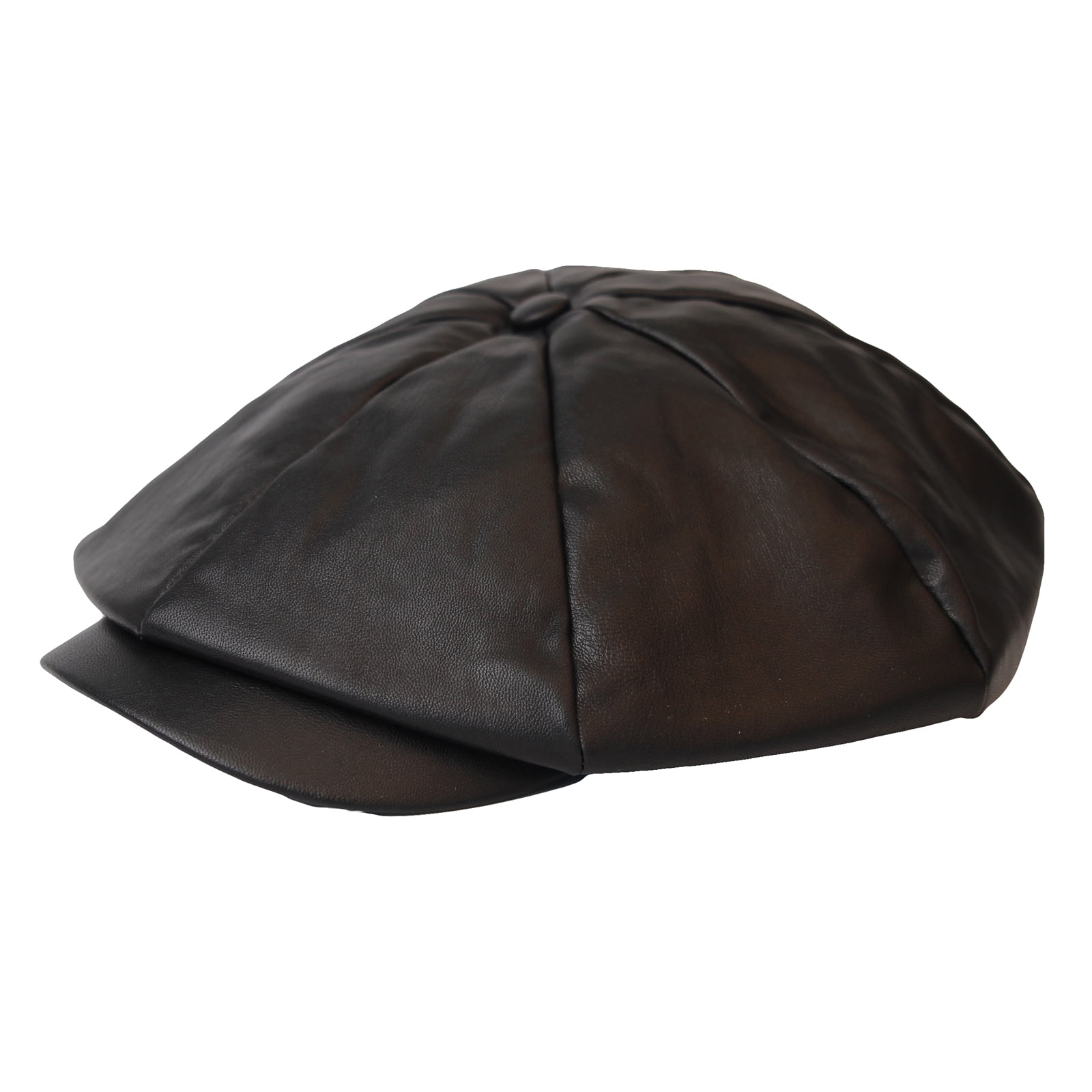 WITHMOONS Newsboy Hat Cabbie Beret Driving Cap Faux Leather LDG1223