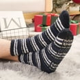 thumbnail image 5 of FREE YOKA Fuzzy Socks Men with Grips, Winter Fluffy Slipper Socks Hospital Cozy Warm Non-slip Thick 5 Pairs, 5 of 8