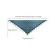 thumbnail image 3 of CHales y envolturas INSPIRE CHIC para vestidos de noche, bufandas triangulares de malla de encaje con flecos para fiestas formales de boda 70.9"x27.6" Verde Oscuro, 3 of 5