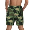 thumbnail image 3 of Kdxio Camouflage Shark Print Men'S Swim Trunks With Compression Liner 7 Inch Inseam Quick Dry Swim Shorts, 3 of 7