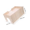 thumbnail image 2 of HIAKDOFT small villa for rat Small Villa Beige Wood 1 Set, 2 of 8