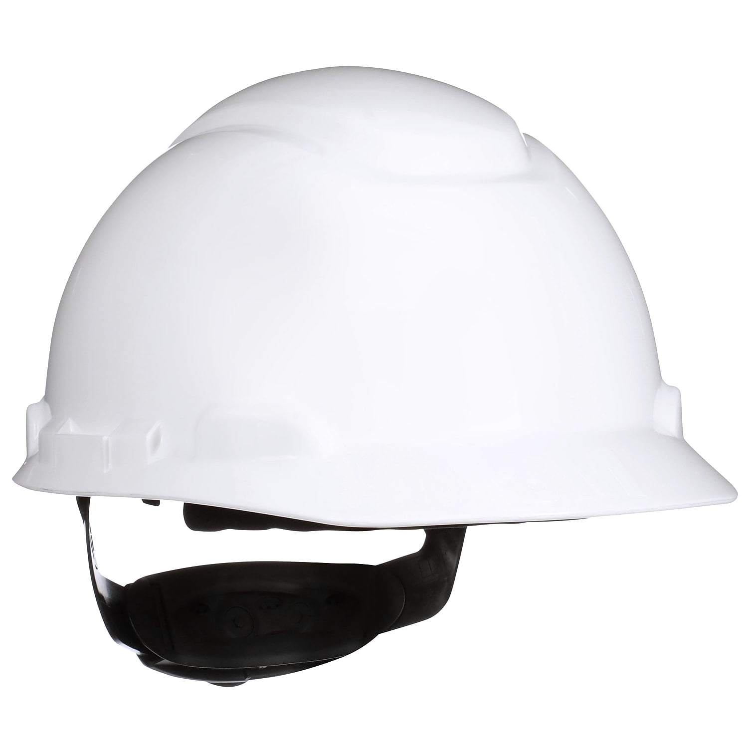 3M SecureFit HDPE 4-Point Ratchet Suspension Short Brim Hard Hat White (H-701SFR-UV)