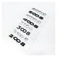 thumbnail image 2 of Fit For Peugeot 2008 3008 4008 5008 Parts Accessories Car ABS Boot Trunk Tail Chrome Letters Words Logo Badge Emblem Decals Sticker, 2 of 7