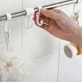 thumbnail image 5 of Sentmoon Room Decor Non Perforated Stainless Steel Towel Rack Singles Pole Bathroom Suction Cup Storage Rack With Hooks Kitchens Towel Rack, 5 of 6