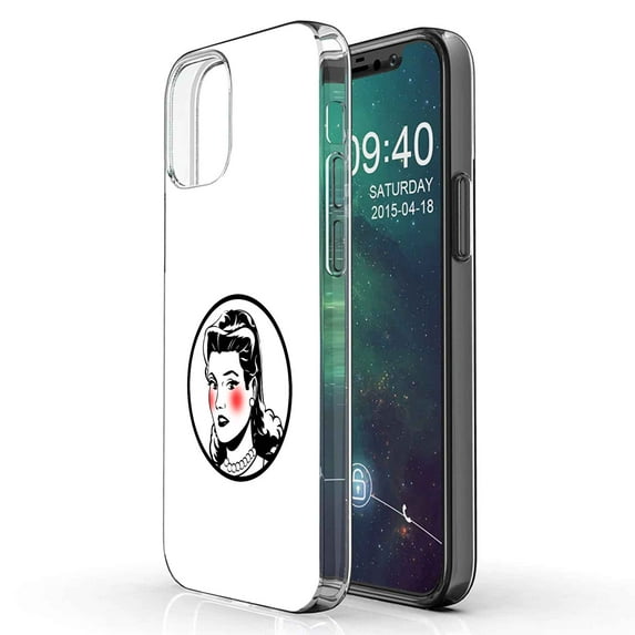 TalkingCase Slim Phone Case Compatible for Apple iPhone 12 Pro MAX, Mrs Print, Lightweight,Flexible,Soft, USA