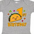 thumbnail image 4 of Inktastic 1st Birthday with Taco and Confetti Boys or Girls Baby Bodysuit, 4 of 5
