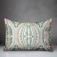 thumbnail image 3 of Creative Products White Colored Folk Pattern 14x20 Indoor / Outdoor Pillow, 3 of 3