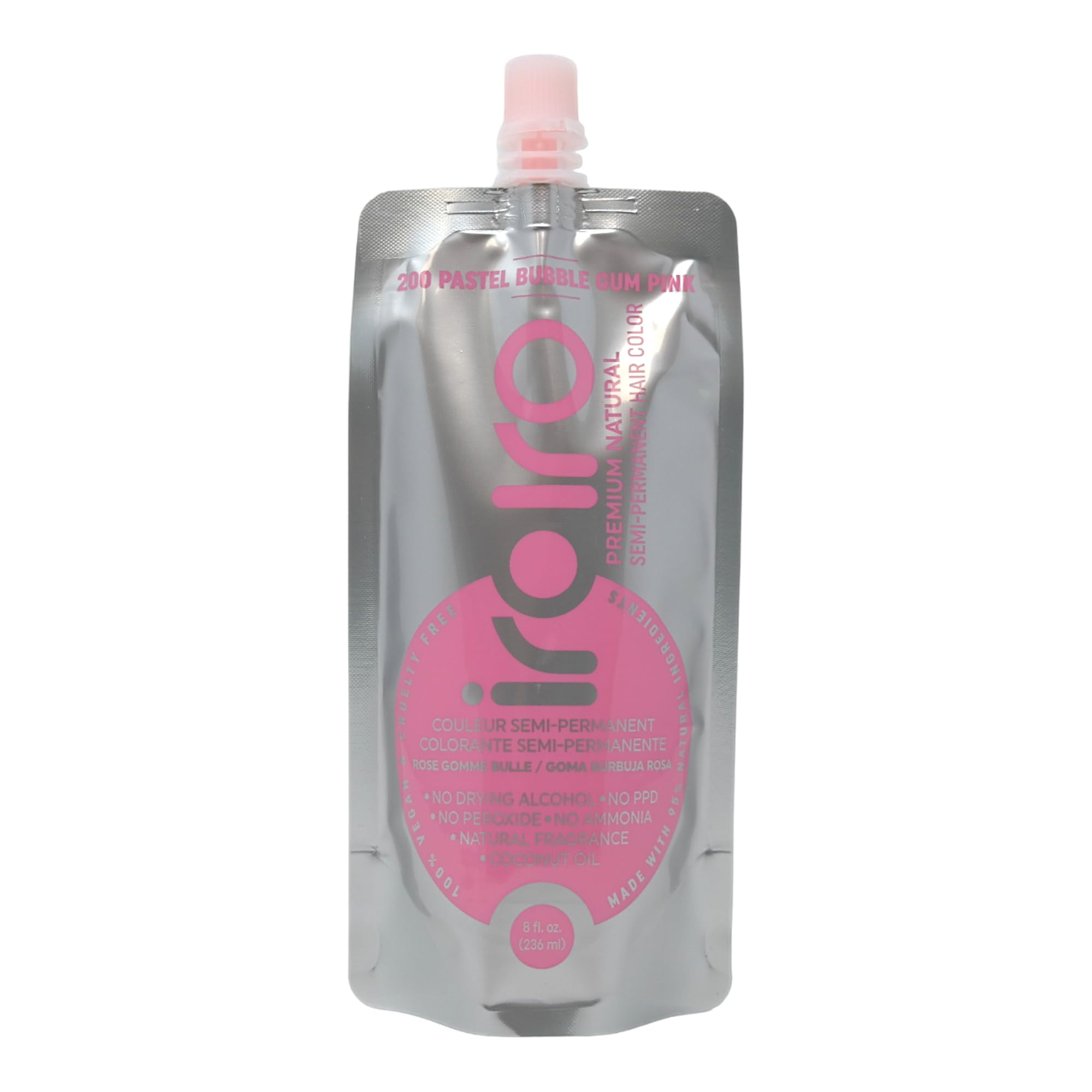 IROIRO Premium Natural Semi-Permanent Hair Color 200 Pastel Bubble
