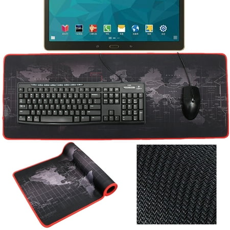 Pro Gaming Mouse Pad Extended - Precision Tracking Surface, Non-Slip Base, Anti-Fray Stitching for World of