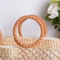 thumbnail image 5 of LinYooLi Tote Bag for Women Large Straw Summer Beach Bag Woven Rattan Tote Bags Hobo Handbag Purse Fashion Moon Bag Bucket Bag, 5 of 7