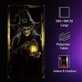 thumbnail image 5 of Halloween Witch Vampire Door Cover Banner Spooky Gothic Polyester Door Decor for Halloween Party ghost house Home Porch Indoor Outdoor Decorations, 5 of 7