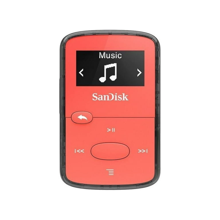 hybrid koks pension SanDisk Clip Jam 8GB Flash MP3 Player Red - Walmart.com